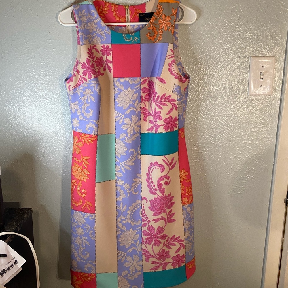 Just,.....Taylor Patchwork Colorful Dress